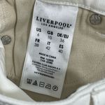 NWT Liverpool The Cruiser Bermuda Short Size 6 / 28 White Raw Hem LM9271Q31 Photo 7