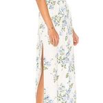 L'Academie 
The Shirt Dress In Blue Floral xs classic revolve formal designer fall Photo 2