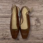 Liz Claiborne Brand New Women's Size 5 Brown Faux Slingback Heels Pumps Photo 2