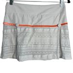 L’etoile Sport White Lace Textured Tennis Golf Mini Skirt Skort Photo 2