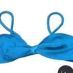 NEW Lulu’s Teal Blue Bless Your Sol Bikini Top Size M Photo 6
