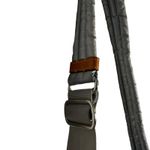 MZ Wallace Parker Metallic Silver Quilted Nylon Crossbody Bag Purse Photo 6