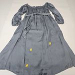 LPA  Off Shoulder Lounge Dress in Gray Blue XL Photo 2