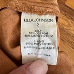Ulla Johnson  Polina wide flared pants cotton linen silk size 2 DR Photo 13
