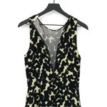 ALC Frank A.L.C. Silk Mini Dress Black Light Green 6 Photo 12