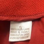 Dana Buchman Orange Wool Crepe Pencil skirt sz 6 Photo 5