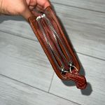 Crocodile women’s Embossed Brown Wallet \ clutch brand new never used Photo 6