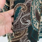 Chico's Chico’s 3 US 16 XL Jacket Paisley Print Full Zip Stretch Long Sleeve lightweight Photo 3