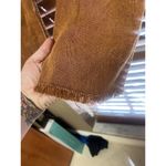 Portsaid Jeans Size 29 Womens Caramel Rust Button Fly, Straight Fringe Orange Photo 8