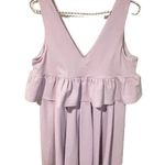 ASOS  Size 4 Light Purple Ruffle Trim Sleeveless Tank Mini Dress NEW Photo 0