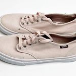 Vans  Pink And Paisley Tongue And Back Strip Canvas Tennis Shoes, Size 8 Photo 5