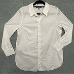 Marled Reunited Clothing women's button up collared shirt basic shirt size L White Size L Photo 0