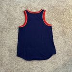 PINK - Victoria's Secret Victoria’s Secret PINK dark blue/red sequin flag tank top Sz M Photo 1