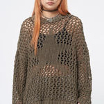 Minga London Star Crochet Sweater M‎ Green Size M Photo 0
