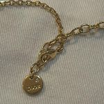 Christian Dior PETIT CD NECKLACE Gold-Finish Metal and a Black Resin Pearl Photo 6