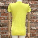J.Crew lemon yellow button up short sleeve cardigan / XS / Excellent condition Photo 7
