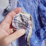 Gunne Sax VTG 70s Blue Lace Maxi Dress Long Sleeve Prairie Peasant Cottage XS * Photo 2