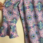 Cabana life upf 50+ floral off the shoulder geometric beach boat dress size L Blue Size L Photo 4