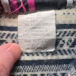 VTG Active Stuff Snowflake Fleece Coat Hoodie Zip Jacket Womens L Christmas USA Gray Size L Photo 4