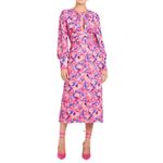 New! REBECCA VALLANCE Little Havana
Floral Long Sleeve Midi Dress Sz 4
$595 Pink Photo 2