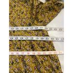 Three Stars Dress Sz Large Floral Ruffle Tiered Prairie Bohemian Boho Festival Photo 7