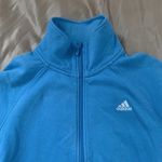 Adidas Light Blue  Zip Up Jacket Photo 1