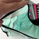 PINK - Victoria's Secret Victoria’s Secret PINK Tribal Aztec Print Mint Running Athletic Shirts Small Photo 3