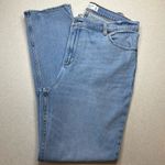 Abercrombie & Fitch A&F 90’s Slim Straight Jean 31 Regular Criss Cross Asymmetric Medium Wash Photo 2