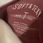 American Eagle  Soft Sexy Blush Pink Tie Top - XS Photo 3