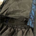 Ricki Lang for Nuit Blue Metallic and Velvet Mockneck Vintage VTG Size 8 Photo 10