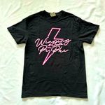 Comfort Colors NWOT Pi Beta Phi Small Black Pink Tshirt 100% Cotton Greek Life Sorority College Photo 0