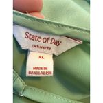 Brand New State of Day intimates Women's Size XL Basil Green 2 Piece Pajama Set Photo 4