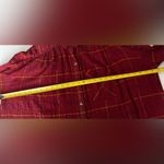 Free People  Break My Stride Oversized Button Up Red Plaid Shirt Long sleeve M Photo 6