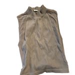 ZARA  Tan Ribbed Sleeveless Top Photo 1