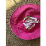 Aerie Orange/White Checkerboard Stripe Bucket Sun Hat Beach Pool Summer One Size Photo 9