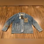 Current/Elliott Revolve  The Liberator denim Jean jacket in Sublime xs nwt Photo 2