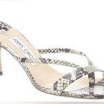 Jimmy Choo  Maelie 70 Leather Thong Sandals Photo 0