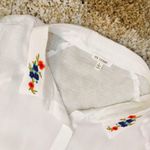 En Crême En Creme sheer sleeveless top white size medium Photo 1