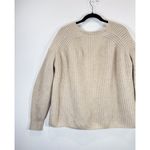 Madewell  Womens Cardigan Beige Redford Ribbed Knit Merino Wool Boxy Sweater XS Photo 7