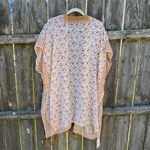 Bon Voyage Ditzy Floral Paisley Kimono NWT | OS Tan Photo 5