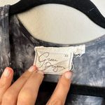 Green Dragon Womens Tie Dye Wrap Front V-Neck Tank Top Dress Black Grey Size XS Photo 4