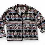 Jane Ashley Vintage  100% Cotton Aztec Southwestern Boho Jacket - Petite XL Photo 0