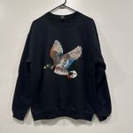Gildan Duck hunting sweatshirt! Glitter sequin mallard duck sweater size medium Photo 4