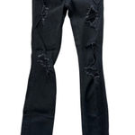 Hollister  Womens Black Ripped Distressed High Rise Jeans‎ Photo 0