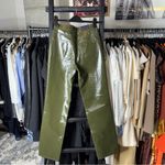 Pistola  Cassie Olive Faux Leather High-Rise Straight-Leg Pants Photo 12