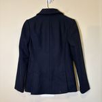 Banana Republic  Women's Double Breasted Navy Pea Coat‎ With Gold Buttons XS Photo 6