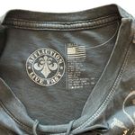 Affliction  S Rhinestone Wing Bleach Wash Graphic Tee‎ Bikercore Grunge Moto Punk Photo 3