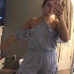 Peach Love Tiffany Blue Beachy Romper Photo 4