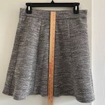 Loft Ann Taylor  Grey Cotton Skirt Photo 3