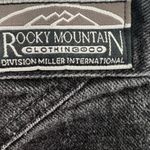 Rockies vintage made in USA black washed jeans tall long 9 western rodeo pleated Size 29 Photo 5
